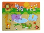 SMILY PLAY UKŁADANKA DREWNIANA PUZZLE OBRAZKOWE DOPASOWYWANIE