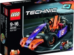 LEGO: TECHNIC: GOKART, 42048, LEGO, KLOCKI, UKŁADNAKA