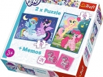 PUZZLE 2W1 + MEMORY MY LITTLE PONY PRZYJAŹŃ, TRF90601