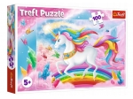 PUZZLE 100 PONY W KRYSZTAŁOWYM ŚWIECIE JEDNOROŻCÓW TREFL 16364