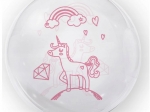 BALON 45 CM DZIEWCZYNKA JEDNOROŻEC RÓŻOWY TUBAN TB3697