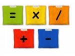 Woreczki gimnastyczne ZESTAW ZNAKI MATEMATYCZNE